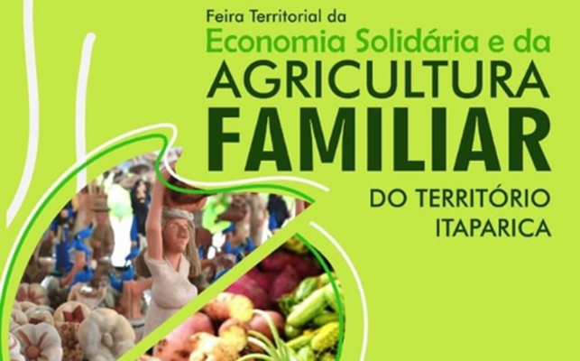  Participe da Feira Territorial da Economia Solidária e Agricultura Familiar