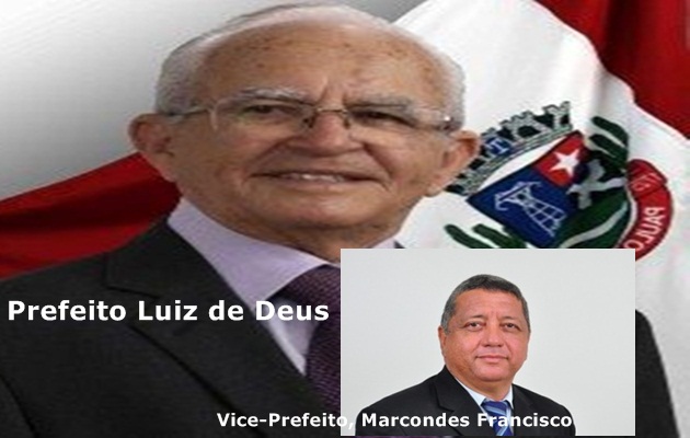  Diplomados nos cargos de Prefeito e Vice-Prefeito, Luiz de Deus e Marcondes Francisco