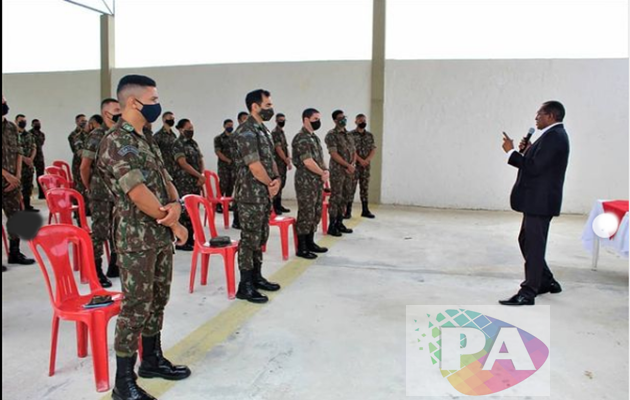  1ª Companhia de Infantaria comemorar o Dia do Serviço de Assistência Religiosa do Exército