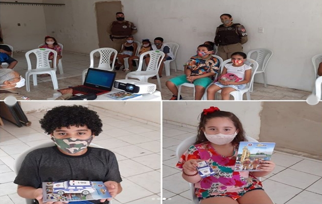  20º Batalhão realiza atividade lúdica e educativa com crianças do BTN III