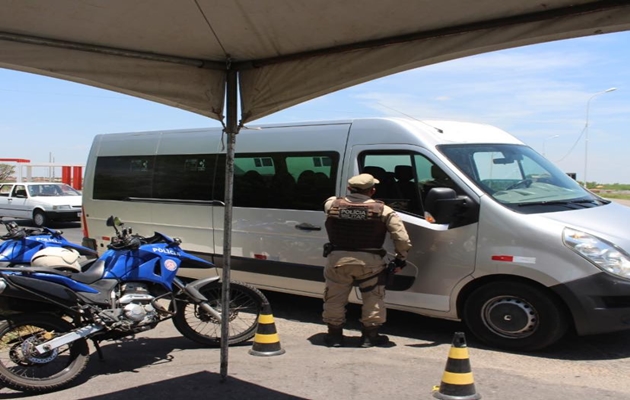  Pontos de fiscalização do transporte coletivo intermunicipal são instalados cumprindo decreto do Governo do Estado