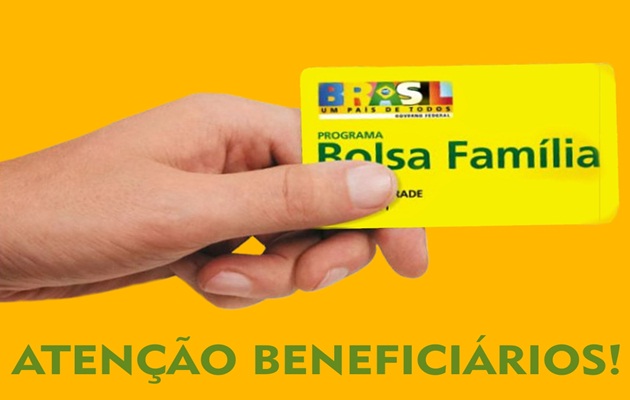  Atenção Beneficiários do programa Bolsa Família para atualização cadastral