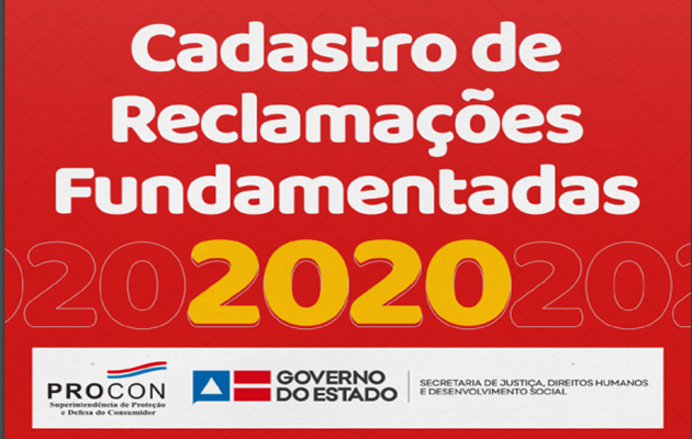  Procon-BA divulga lista de empresas com mais reclamações em 2020