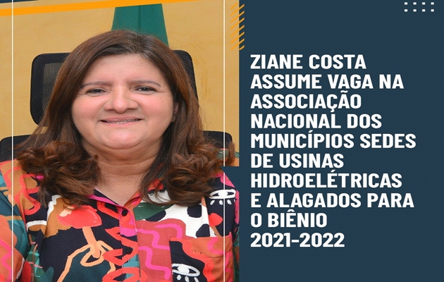  Prefeita Ziane Costa assume vaga na AMUSUH