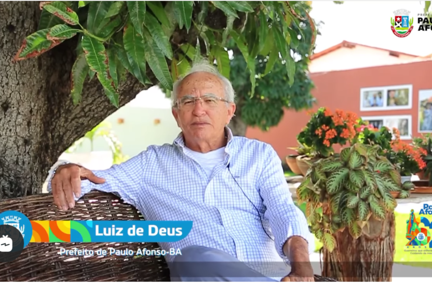  Luiz de Deus solicita que a população colabore para diminuir os casos da covid no município