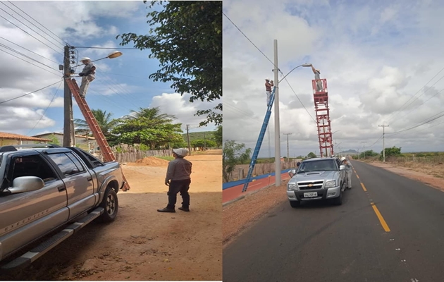  Equipe da SEINFRA realiza ações na Sede e área rural, no município de Glória