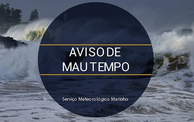  Ventos intensos sobre o oceano Atlântico poderá favorecer a ocorrência de ressaca, com ondas de até 2,5 metros de altura