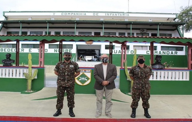  Professor da UNEB, Dr. Amin Seba Taissun, visita a 1ª Companhia de Infantaria