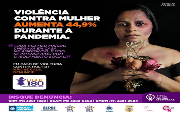  Campanha Agosto Lilás, um enfrentamento à violência doméstica e familiar contra a mulher