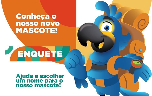  Enquete: Ajude a escolher um nome para nosso mascote. A arara azul!