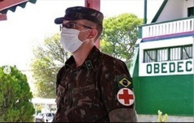  1ª Cia Inf realiza formatura alusiva ao dia do médico