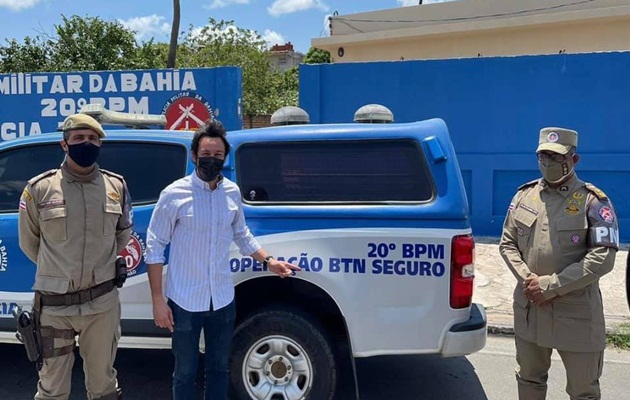  Deputado Mário Jr, participa da entrega de viatura para “Programa O BTN Seguro”