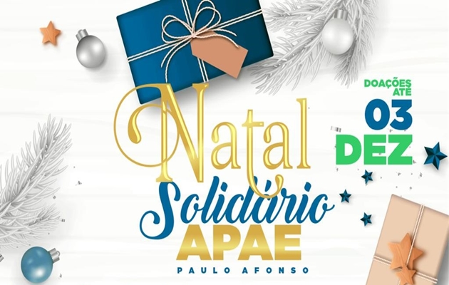  Apae realiza campanha de arrecadação de alimentos para Natal dos alunos da instituição