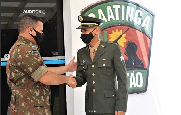  Apresentação do 2º Sgt Jorge Marinho na 1ª Companhia de Infantaria