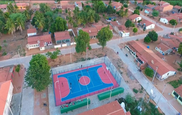  Prefeitura de Glória entrega requalificação da quadra poliesportiva e obra de calçamento no Povoado Agrovila 05