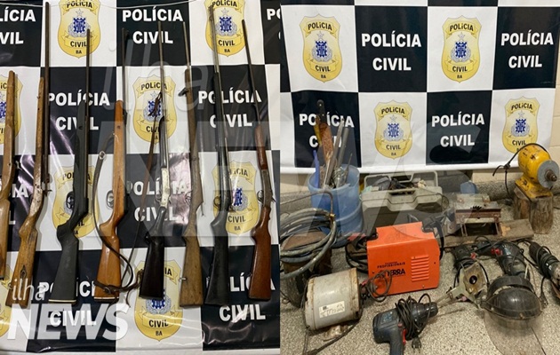  Polícia Civil fecha fábrica clandestina de armas de fogo na zona rural de Paulo Afonso