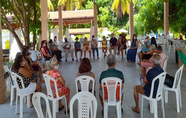  Grande Encontro com o grupo da melhor idade, na cidade de Glória-BA