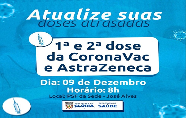  Atualização das doses atrasadas de coronavac e de astrazeneca contra covid-19