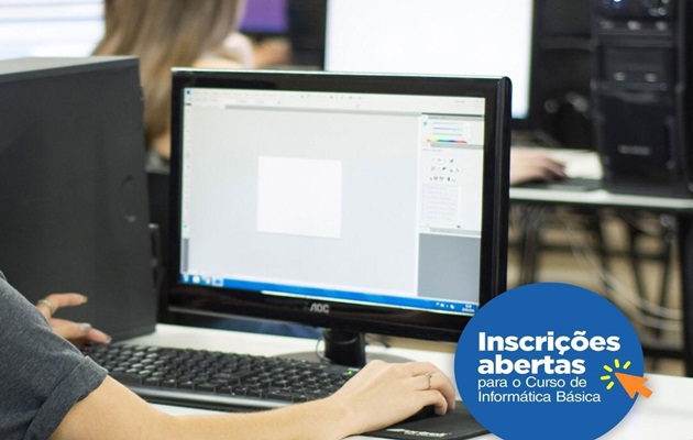  Sedes abre inscrições para Curso de Informática Básica para capacitar e qualificar jovens de 15 a 29 anos de idade