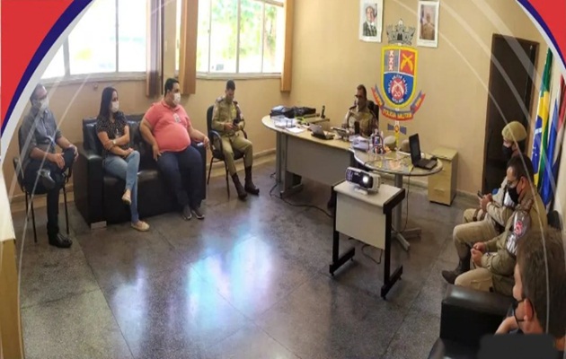  Comandante do 20°BPM realiza reunião com diretores do HMPA, HNAS e Secretário de Saúde do Município