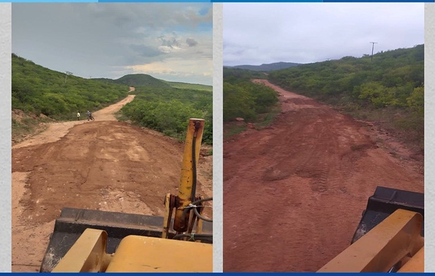  SEINFRA recupera estradas vicinais na área rural de Glória-BA