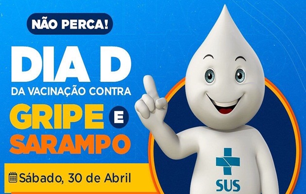  Dia D da campanha de vacinação contra gripe e sarampo