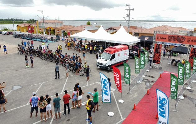  Prefeitura de Glória /BA promove etapa do campeonato baiano de Triatlhon no Balneário Canto das Águas