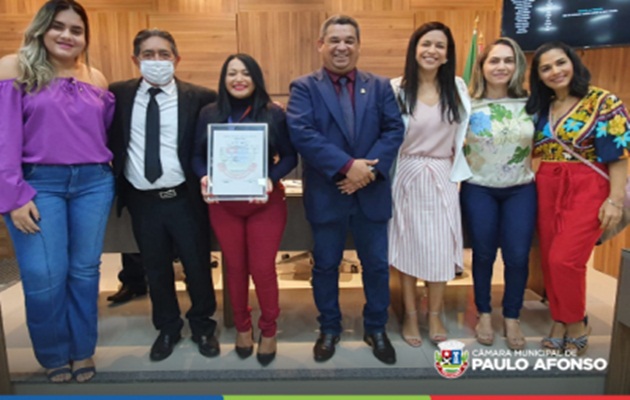  Câmara Municipal entrega Moção de Aplausos a Equipe Organizadora da 1ª Feira de Empreendedorismo Feminino