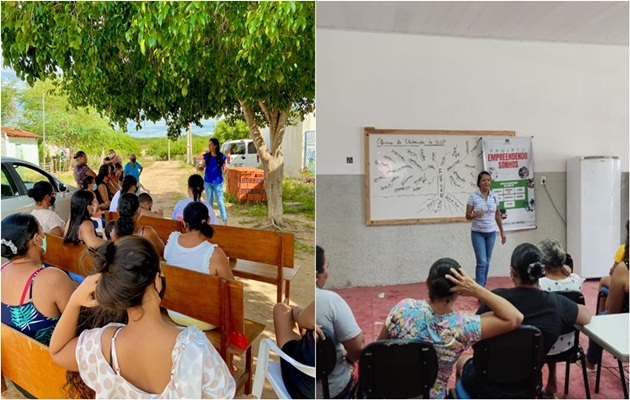  Evinha promove em parceria com o Senai curso de confecção de moda íntima para mulheres do Rio do Sal