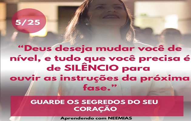  “Sobre tudo o que se deve guardar, guarda o teu coração” Pv 4.23a