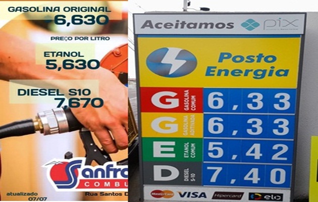  Gasolina já é encontrada abaixo de R$ 7,00 em Paulo Afonso. E não é preço de promoção