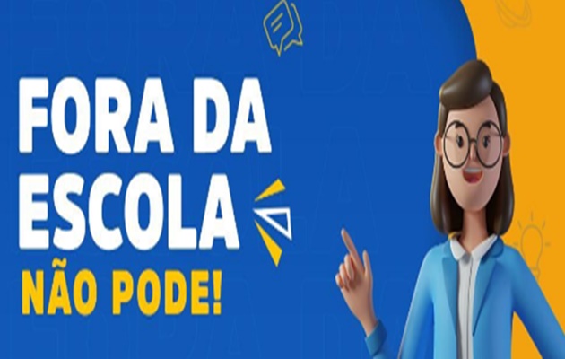  FORA DA ESCOLA NÃO PODE!!