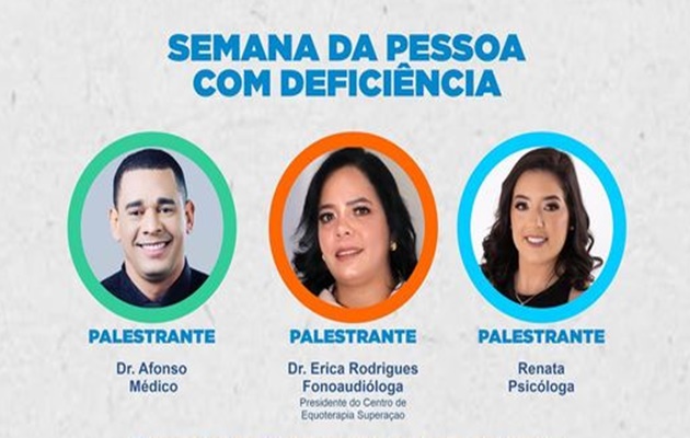  Nesta quinta-feira (22), dentro da programação da Semana da Pessoa com Deficiência tem o seminário “Laudos e Humanização”