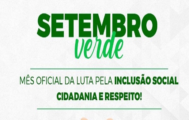  21 de Setembro é o Dia Nacional de Luta da Pessoa com Deficiência