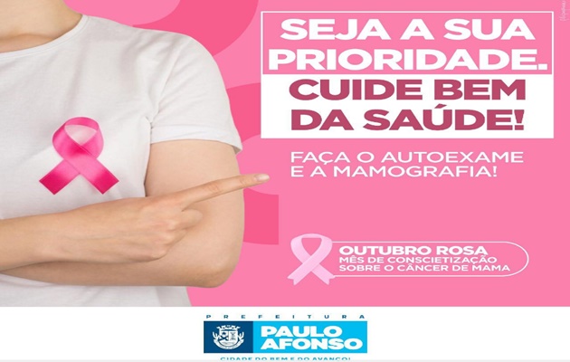  Campanha do Outubro Rosa. Quem se ama também se cuida!