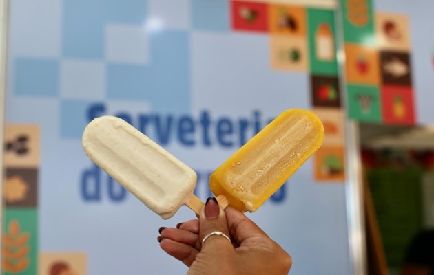  Picolés e sorvetes com sabores inovadores estão refrescando o público que visita a Feira Baiana da Agricultura Familiar