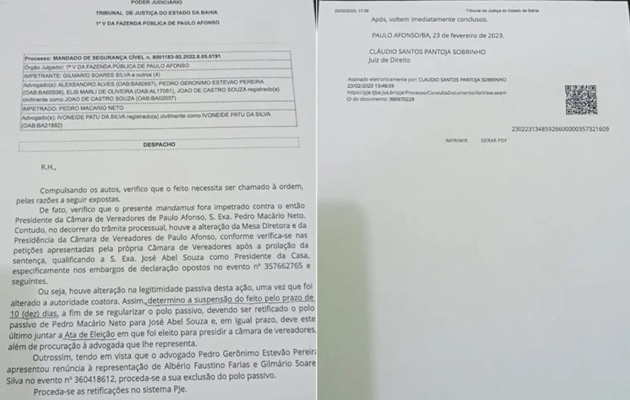  Juiz suspende por 10 dias sentença que determinou instalação da CPI da Covid na Câmara de Paulo Afonso