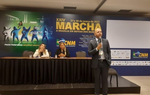  Vice Presidente do COEGEMAS-BA, Tássio Castor, participa da XXIV Marcha dos Prefeitos em Brasília