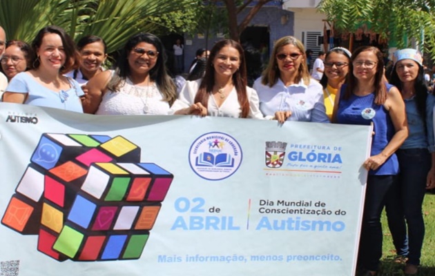  Secretaria de Educação de Glória, celebra Dia Nacional de Conscientização do Autismo