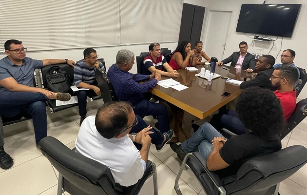  Reunião do Sindicato dos Trabalhadores em Saúde da Bahia com o prefeito em exercício Marcondes Francisco