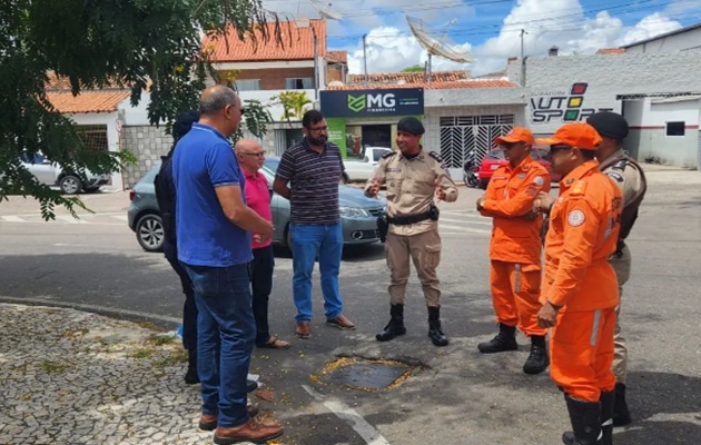  Forças de segurança do Estado, Guarda Municipal e Agentes de Trânsito, visitam o local da realização do ” Moto Paulo Afonso 2023 “