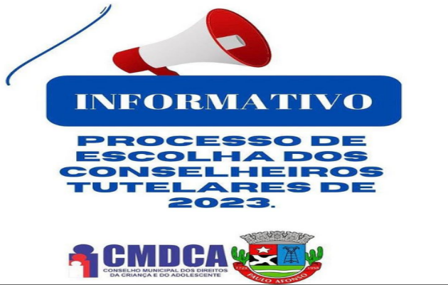  CMDCA prorrogou o prazo de inscrição, até o dia 29 de maio