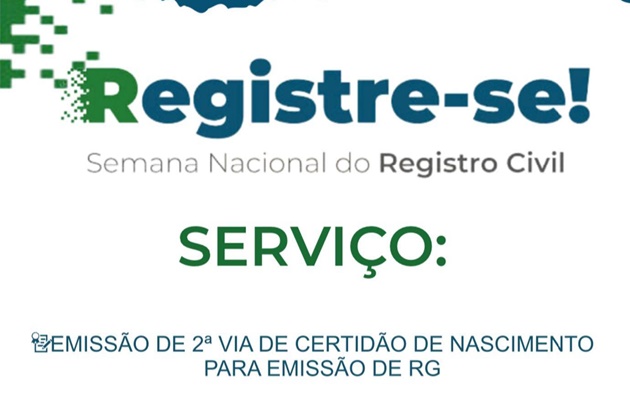  Registre-se! Semana Nacional do Registro Civil para pessoas em situação de vulnerabilidade social, em Paulo Afonso