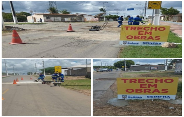  SEINFRA reforça aos condutores de veículos, cuidado e atenção ao trafegar na Avenida Adauto Pereira