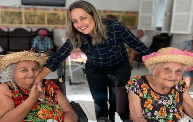  Festa junina para idosos da Casa de Repouso São Vicente de Paulo