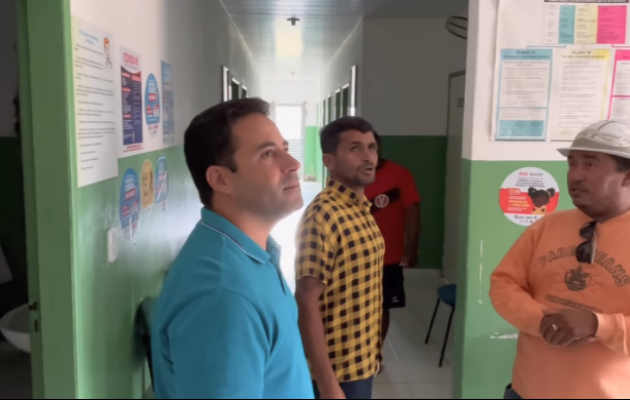  Prefeito David Cavalcanti realiza visita técnica ao Posto de Saúde do Povoado Baixa das Pedras