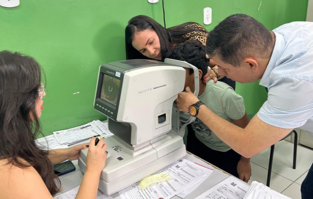  Crianças assistidas pelo Núcleo Desenvolver recebem atendimento oftalmológico por meio do Projeto Ver Melhor