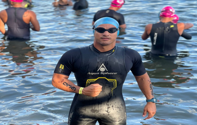  Triatleta pauloafonsino Vinicius Moura, participa do Circuito Caranguejoman de triathlon e alcança o 5º lugar