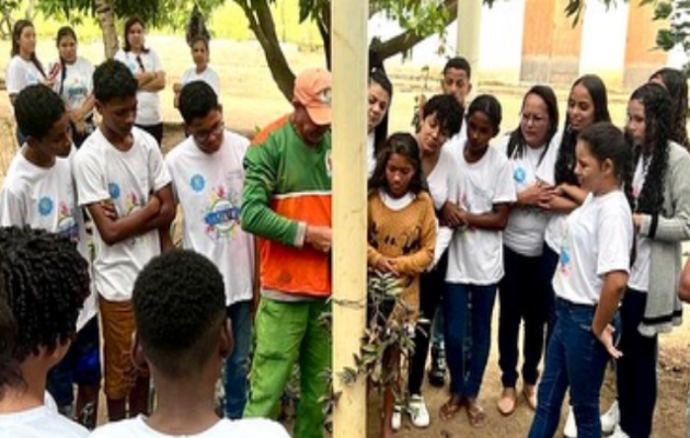  Adolescentes do NUCA/ SCFV visitam a Sementeira do município