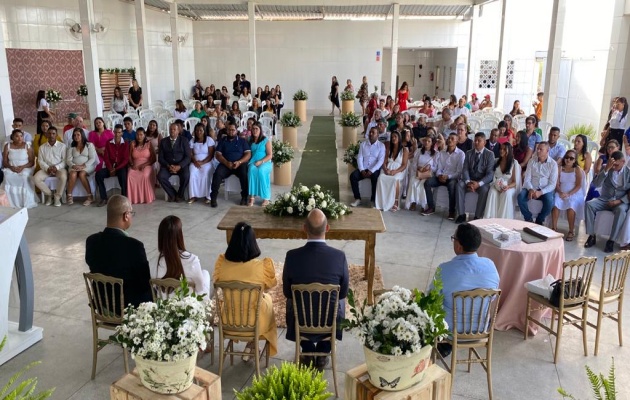  Secretaria de Assistência Social realiza cerimônia de Casamento Comunitário